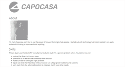 Desktop Screenshot of capocasa.net
